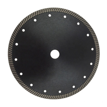 Hot Press diamond fine turbo diamond saw blade for cutting granite , stone